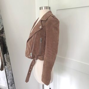 Blank NYC Suede Moto Jacket